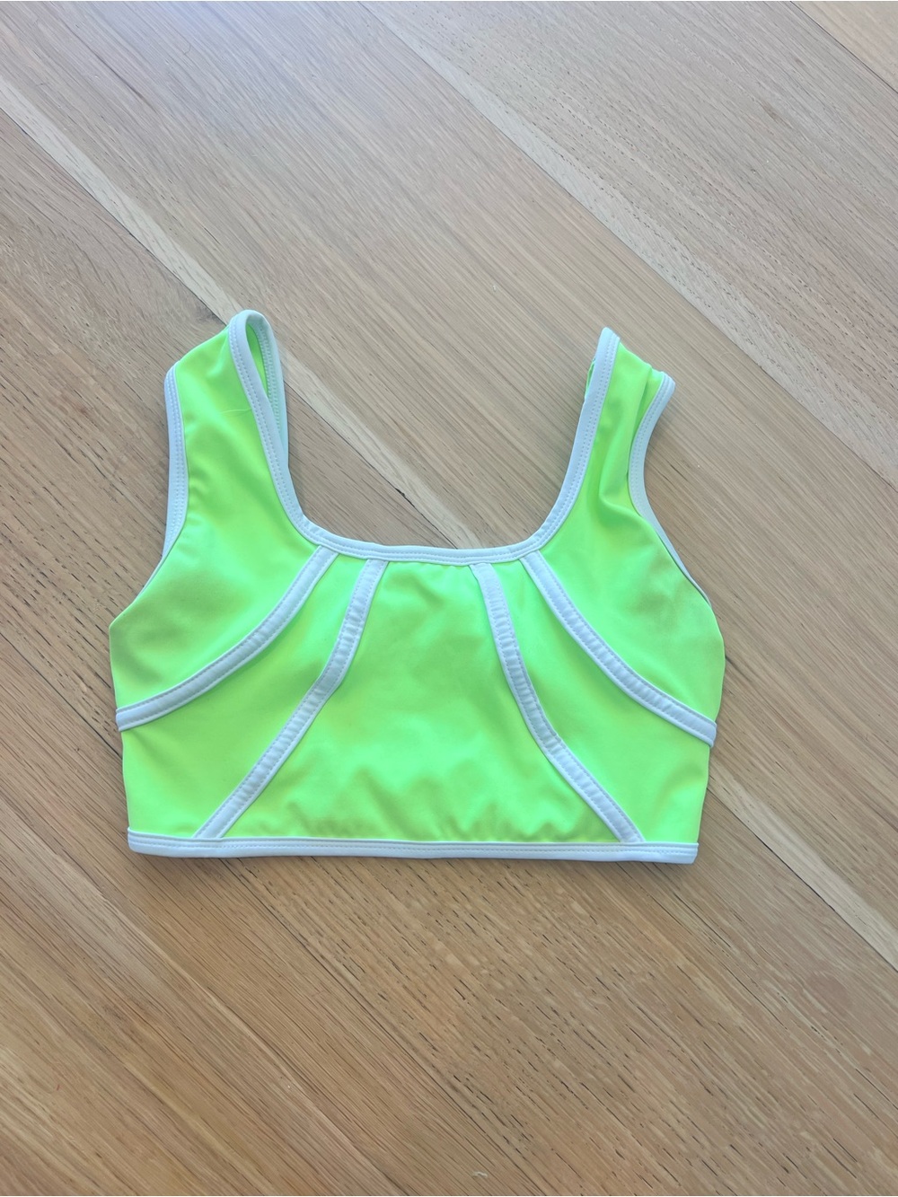 Tiger Friday Vitality Crop top- color Fiji - adult small - neon
